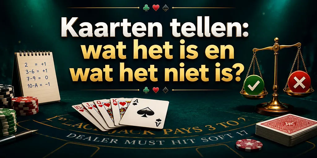 Kaarten tellen wat het is en wat het niet is