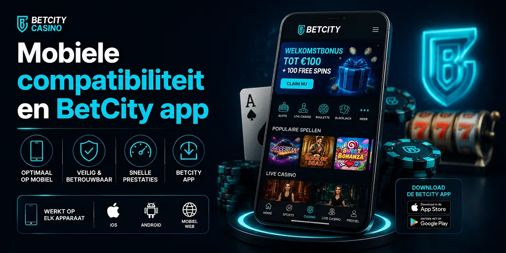 Mobiele compatibiliteit en BetCity app