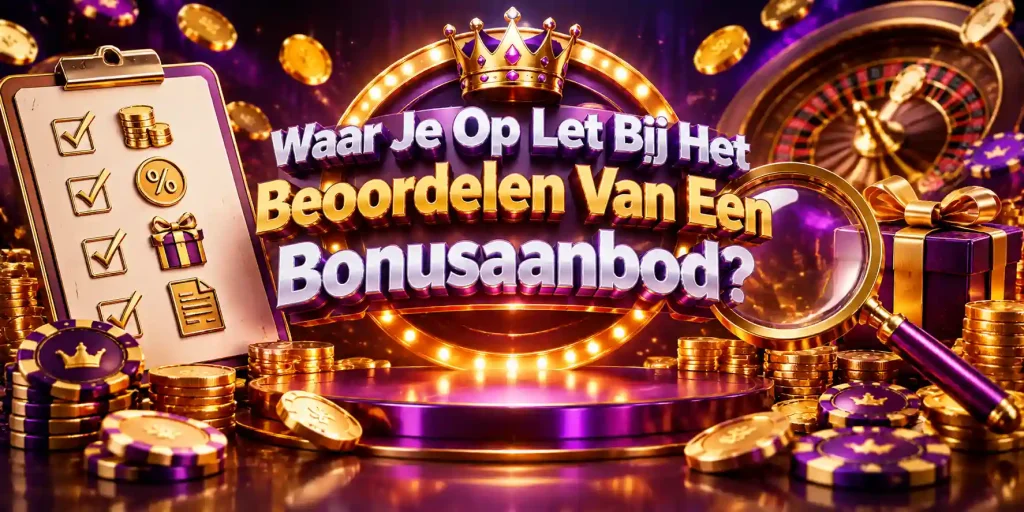 Waar Je Op Let Bij Het Beoordelen Van Een Bonusaanbod